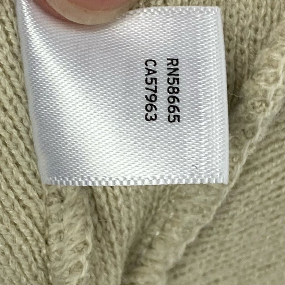 NWT Nordstrom BP Tan Beige Ribbed Knit Beanie Toque Hat Minimalist New With Tags - Picture 4 of 6